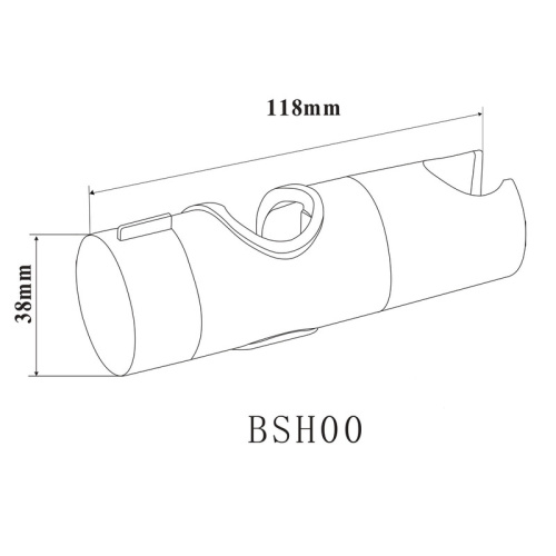 Держатель душа Bond BSH00 хром глянцевый - фото 3