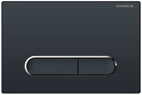 Клавиша смыва механическая CHARUS Magnus FP.340.DW.01 цвет черный матовый