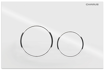 Клавиша смыва механическая CHARUS Spazio FP.330.11.01 цвет белый глянцевый