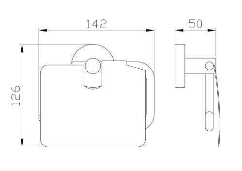 Бумагодержатель Wonzon & Woghand Easy WW-8126 - фото 2