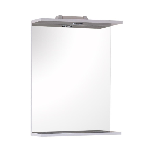 Зеркало в ванную Onika Омега 205206 52х70 цвет белый