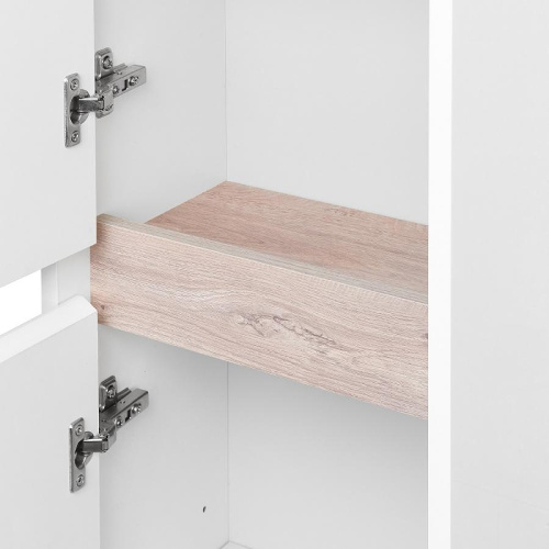 Шкаф-пенал Aquaton Нортон 1A249403NT01R 34х24х160 подвесной цвет дуб светлый - фото 3