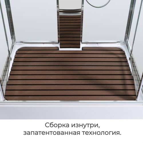 Душевая кабина AvaCan Z Z1911LEDMT 110х90 прямоугольная с крышей ориентация универсальная - фото 4