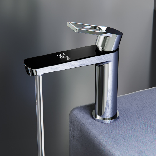 Смеситель Tokito DIGITAL TOK-DIG-1011 на раковину хром - фото 4