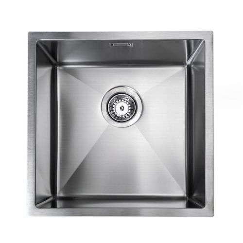 Кухонная мойка Grandex Aqua PROLINE 44 303413 44х44 цвет сатин поверхность матовая - фото 5