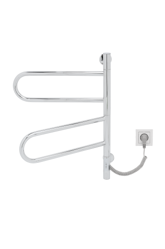 Полотенцесушитель Vincea VTD-1R1CE 43х59 электрический хром - фото 4