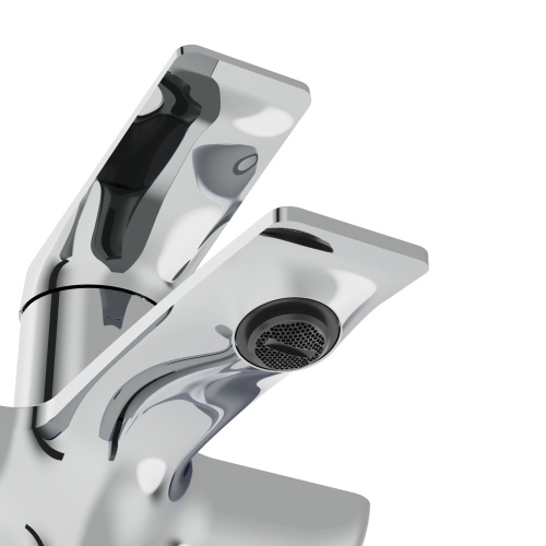 Смеситель для ванны Tokito MITSUISHI TOK-MIT-1014 настенный хром - фото 3