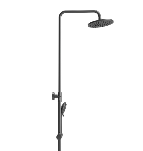 Душевой гарнитур Tokito Rain TOK-RAI-1015BL настенный черный - фото 3