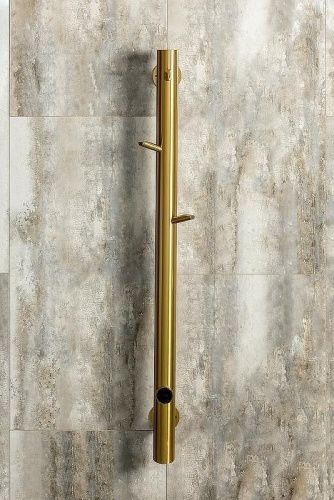 Полотенцесушитель электрический Boheme OAK 724-MG 20х150 золото - фото 2