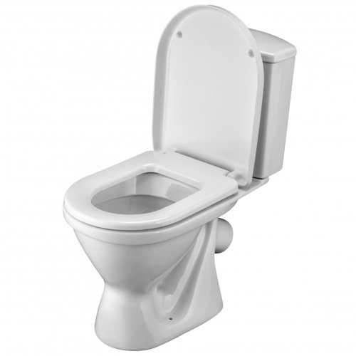 Унитаз-компакт напольный с бачком Santek Алькор 1WH302140 белый с сиденьем каскадный смыв - фото 2