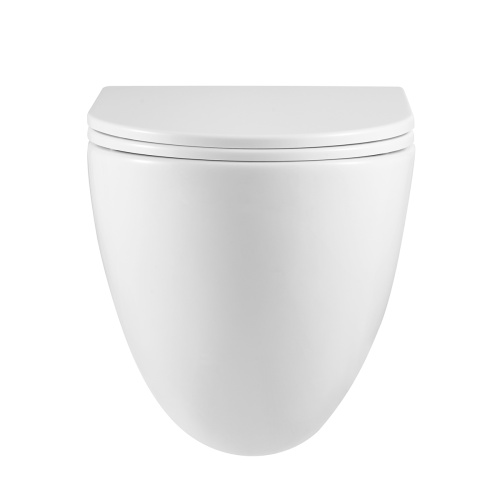 Унитаз подвесной LeMark Glazer 9614003 белый с сиденьем микролифт безободковый смыв торнадо - фото 4