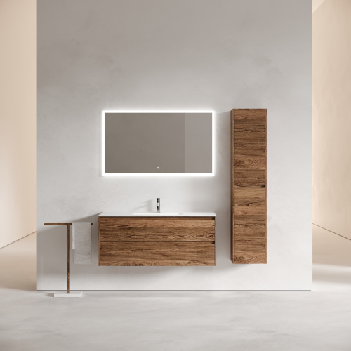 Тумба под раковину Sancos Libra LB120-1ECH 119х45х50 подвесная цвет дуб чарльстон - фото 2