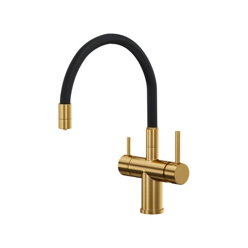 Смеситель для кухни Reflexion Lago RX9902GD на мойку золото - фото 2