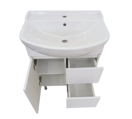 Тумба под раковину Misty Амур Э-Аму01060-0111Я 61х30х70 напольная - фото 3