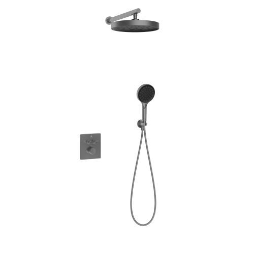 Душевая система Vincea Inspire VSFW-3I21MT2GM встраиваемая в стену с термостатом - фото 2