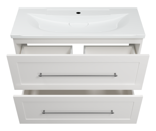 Тумба под раковину Misty Марта П-Мрт07100-011Пр 99х41х72 напольная - фото 3