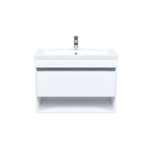 Тумба с раковиной IDDIS Zodiac X ZDX80WNi95K 82х46х59 подвесная цвет белый - фото 2