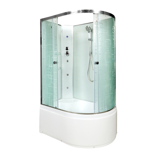 Душевая кабина AvaCan EM4511LNLED+GM 110х80 асимметричная без крыши ориентация левая - фото 2