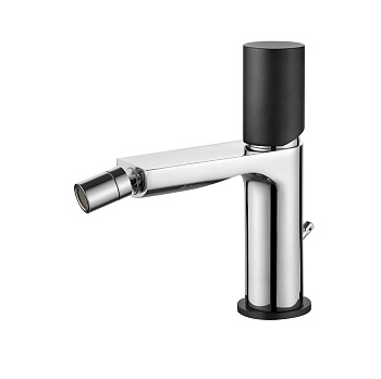 Смеситель AQG Tube 01TUB200NC на биде хром/черный матовый