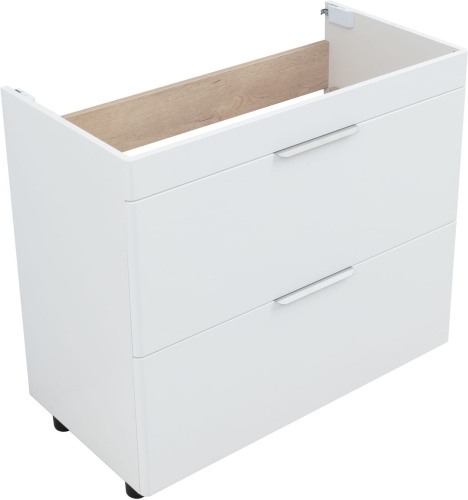 Тумба под раковину Aquanet Ирис new 00336309 89х46х79 напольная цвет белый - фото 4