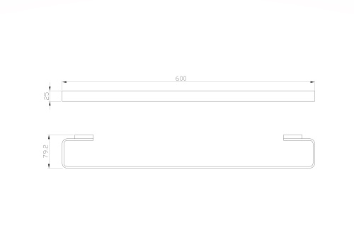 Полотенцедержатель Wonzon & Woghand Lotte WW-8312A-BG - фото 2