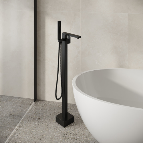 Смеситель Grossman Falcon 530.K35.08.210 напольный черный - фото 4