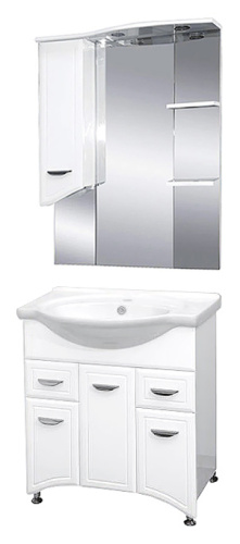 Тумба под раковину Misty Дрея Э-Дре01076-012Я 72х34х70 напольная - фото 2