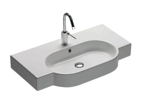 Раковина из санфаянса Hatria AREA Y0UP01 81х45 подвесная цвет белый