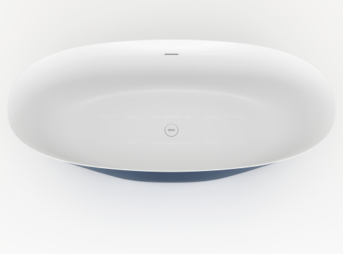 Ванна из искусственного камня Plumberia Selection Veloma VELOMA 160BD 161х70 отдельностоящая овальная с ножками - фото 5
