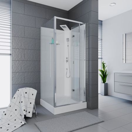 Душевая кабина Cerutti SPA BELLA90T 90х90 квадратная без крыши