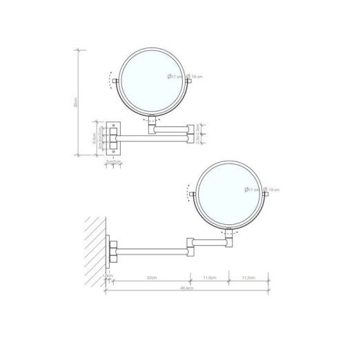 Косметическое зеркало Decor Walther 110900 - фото 2