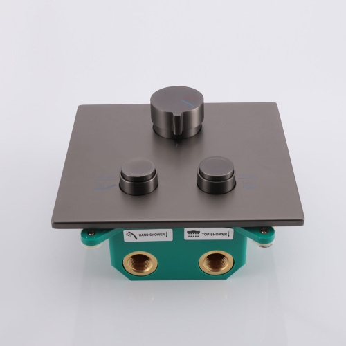 Смеситель для душа Vincea VSCV-421GM встраиваемый в стену вороненая сталь - фото 2