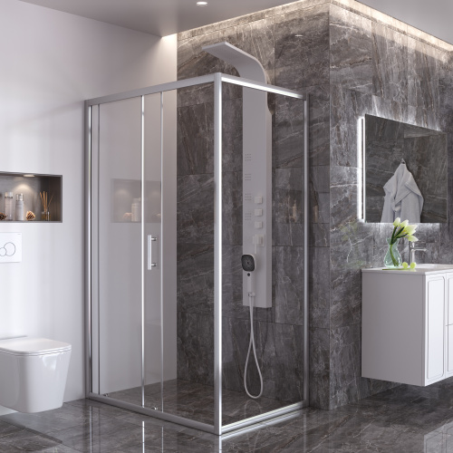 Душевая панель Taliente TA-G-A01Ww прямоугольная настенная - фото 2