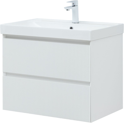 Тумба под раковину Aquanet Альтера 00337155 69х45х52 подвесная цвет белый - фото 4