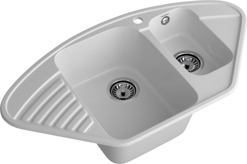 Кухонная мойка Granfest Quarz 14 серый 93х50 цвет серый поверхность матовая - фото 2