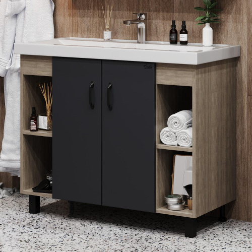 Тумба под раковину Onika Тимбер 110010 97х45х68 напольная - фото 2