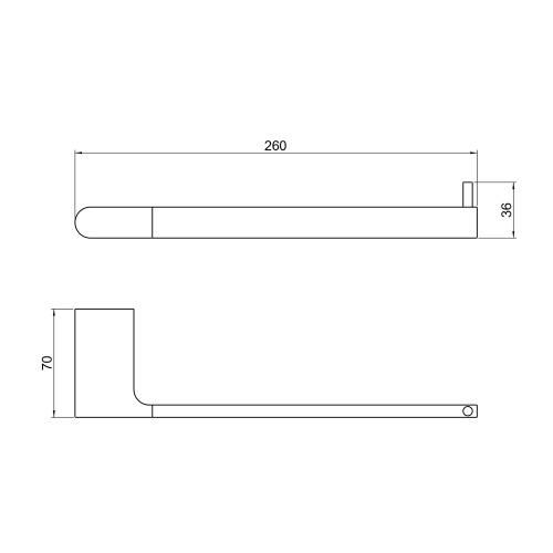 Полотенцедержатель Timo Luiro 18451/17 - фото 2