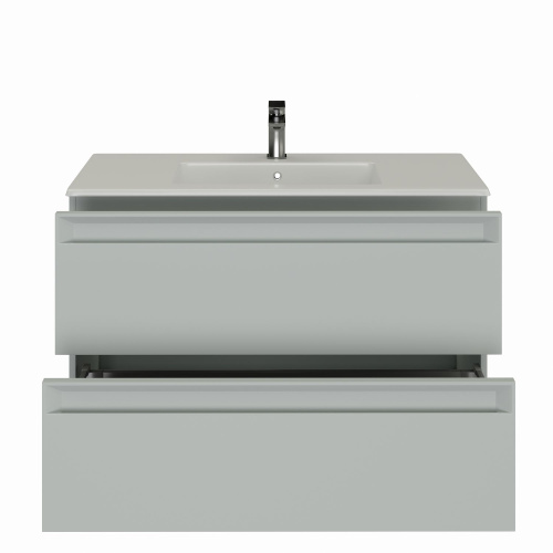 Тумба под раковину Allen Brau Eclipse 2.0 1.E1003.PWM 2.0 100х46х63 подвесная цвет серый - фото 3