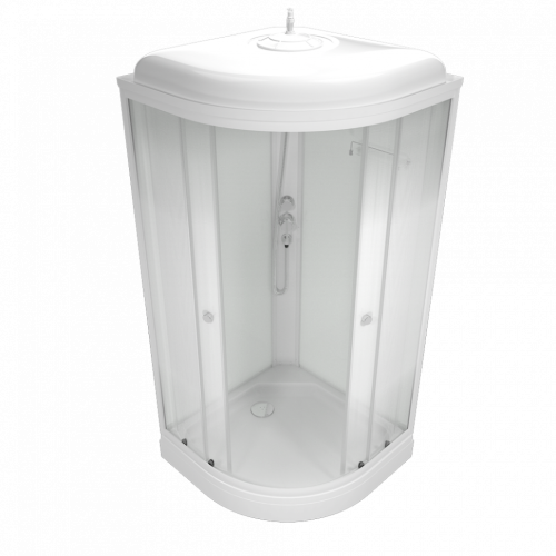 Душевая кабина Тритон Лайт Щ0000061831 100х100 четверть круга с крышей ориентация универсальная - фото 5