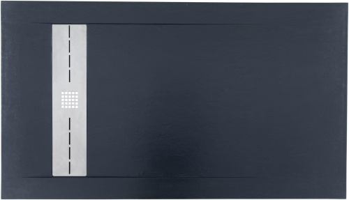 Душевой поддон Aquanet Delight 00258898 140х80 искусственный камень черный без каркаса - фото 4
