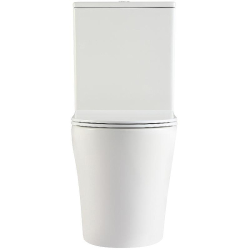 Унитаз-компакт напольный с бачком Тритон Corso Щ0000057974 белый с сиденьем микролифт безободковый каскадный смыв - фото 3