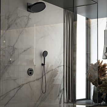 Душевая система Vincea Inspire VSFW-3I22MT3MB встраиваемая в стену с термостатом