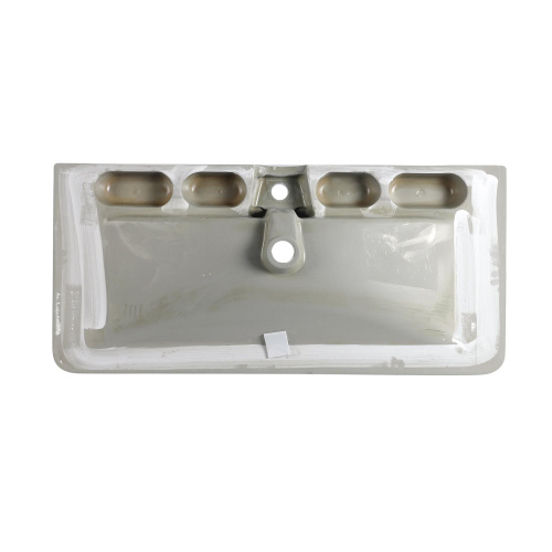 Раковина керамическая Aquanet Ирис 00323884 101х47 полувстраиваемая цвет белый 1 отверстие под смеситель - фото 2