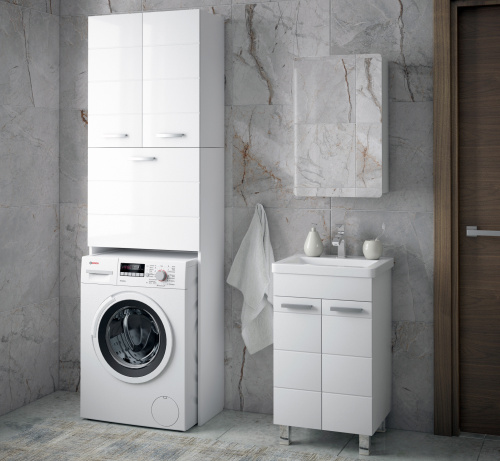 Шкаф Corozo Денвер SD-00000561 65х35х70 подвесной цвет белый - фото 3