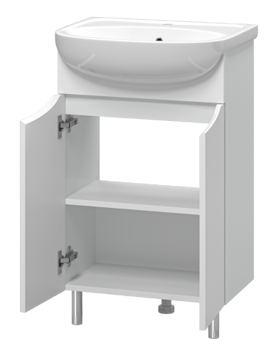 Тумба под раковину Misty Смайл Э-Сма01050-031Пр 49х30х70 напольная - фото 4