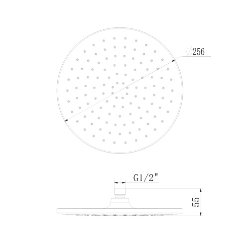 Верхний душ LeMark LM8132C хром/белый - фото 2