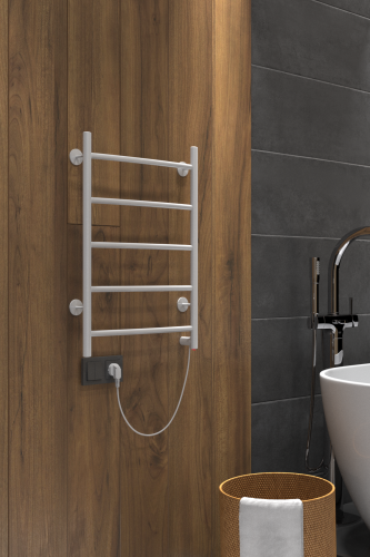 Полотенцесушитель Indigo ARC LCAE60-40WMR 43х60 электрический белый матовый - фото 2