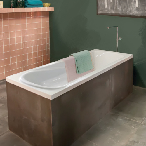 Ванна акриловая Aquanika Optima A1017075006 170х75 пристенная прямоугольная без каркаса - фото 2