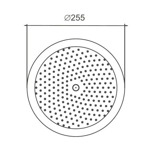 Верхний душ Belz BD01-5 брашированное золото - фото 3