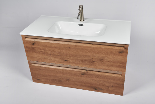 Тумба с раковиной Inda Piccadilly INDA Piccadilly 80RC Kona 80х45х60 подвесная - фото 3